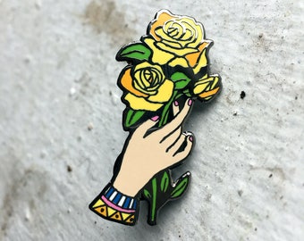 Yellow Rose - Hard Enamel Pin