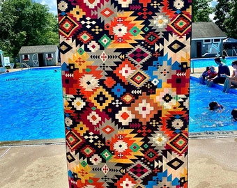 Southwestern Quick Dry Beach and Pool Towel