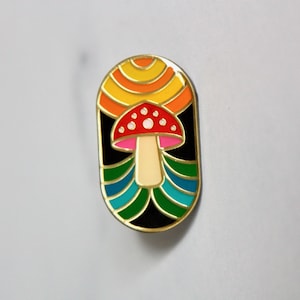 Forager - Mushroom- Enamel Pin