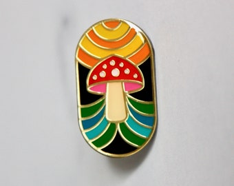 Forager - Mushroom- Enamel Pin