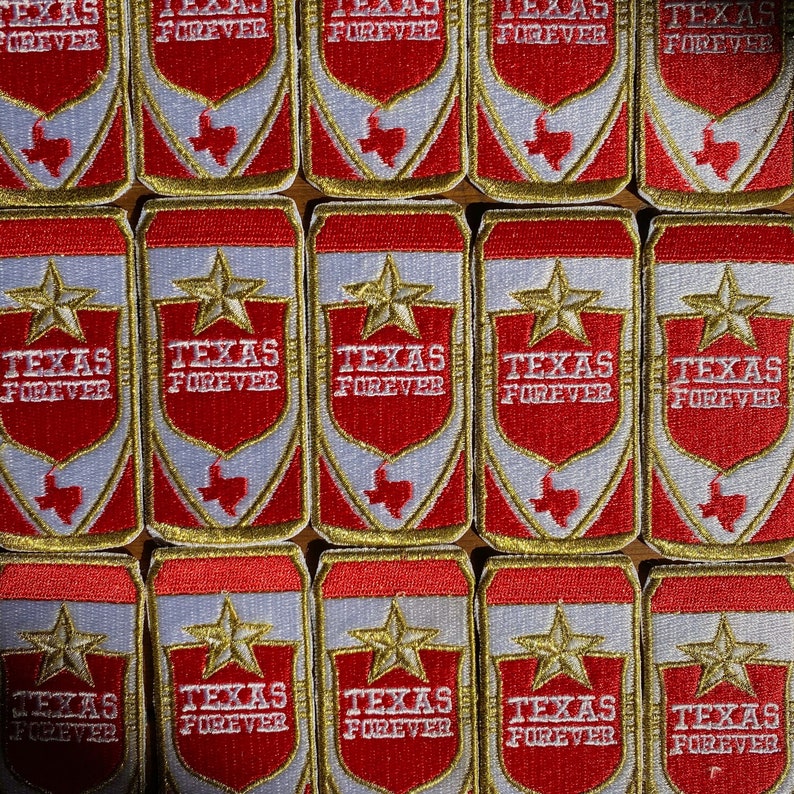 Texas Forever Embroidered Patch image 1