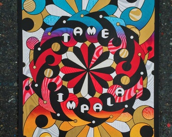 Tame Impala - Official Silkscreened Poster - Columbia, MD