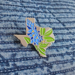 Texas Bluebonnet  - Enamel Lapel Pin