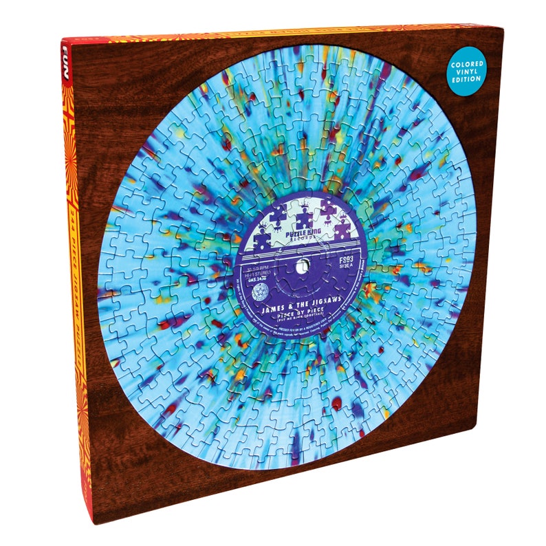 Vinyl Record 244 Piece Round Jigsaw Puzzle Etsy