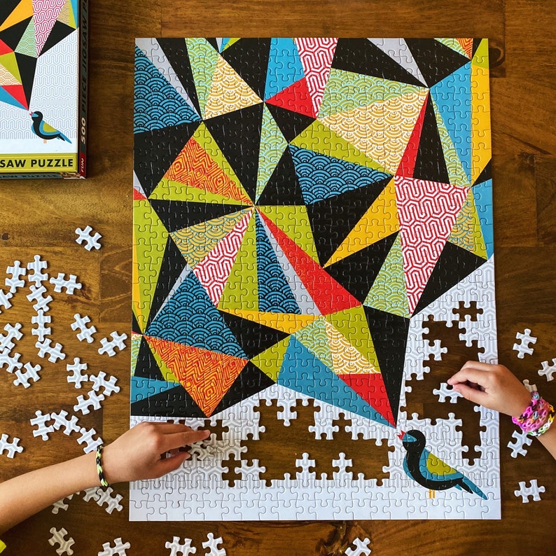 Puzzle 500 Pezzi Fly Past Per Adulti E Bambini - Illustrazione Originale By Jack Lewis - Dimensioni 34x48 Cm - Regalo Perfetto Per Appassionati