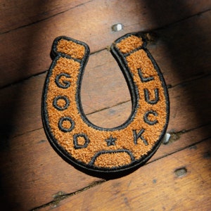Good Luck- Chenille Iron On Patch