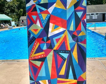 Triangulation- Quick Dry Pool and Beach towel