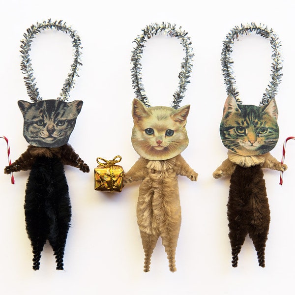 Cat Lover Gift - Christmas Cats Holiday Ornaments