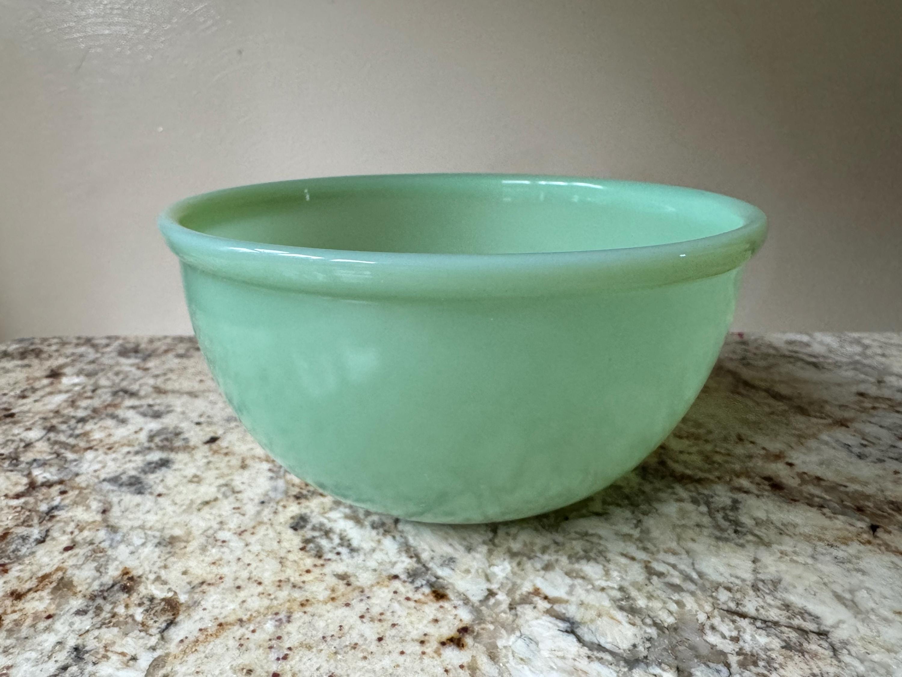Vintage Fire King Jadeite Bowl With Rolled Edge - Etsy