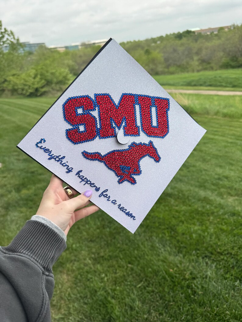 Custom Rhinestone Graduation Cap Topper LOGO ONLY - Etsy