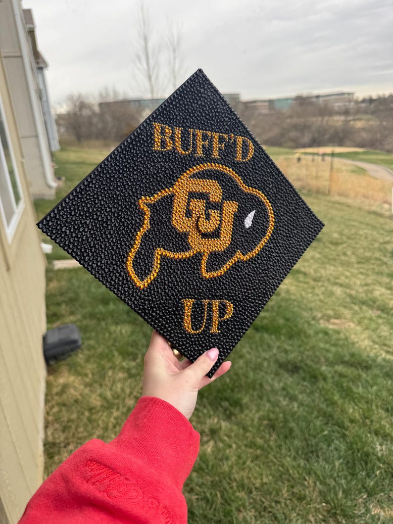 Custom Rhinestone Graduation Cap Topper - Etsy