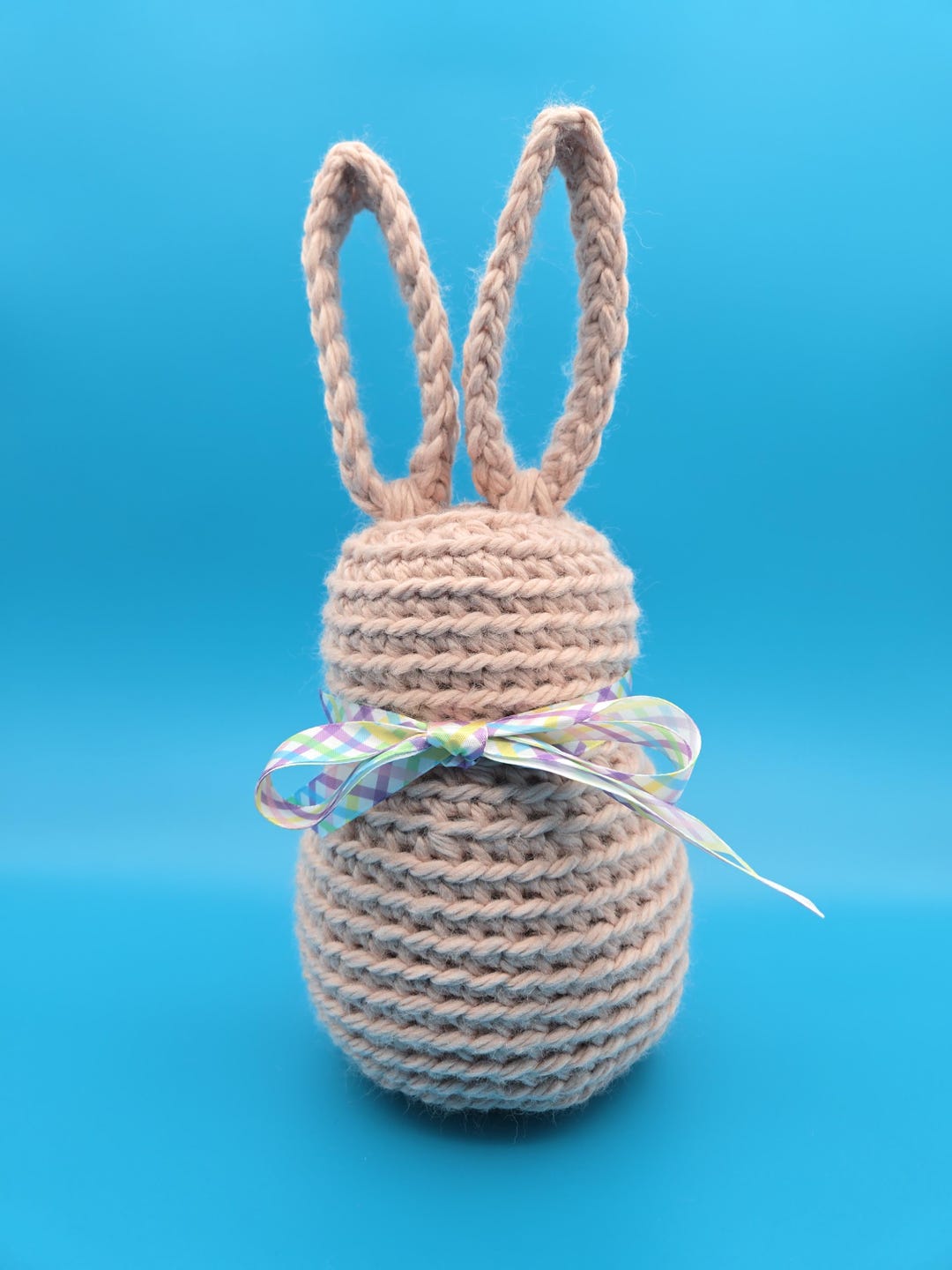 Rustic Rabbit Crochet Rustic Pink Crochet Bunny - Etsy