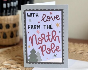 North Pole Christmas Card | Holiday Greeting Card