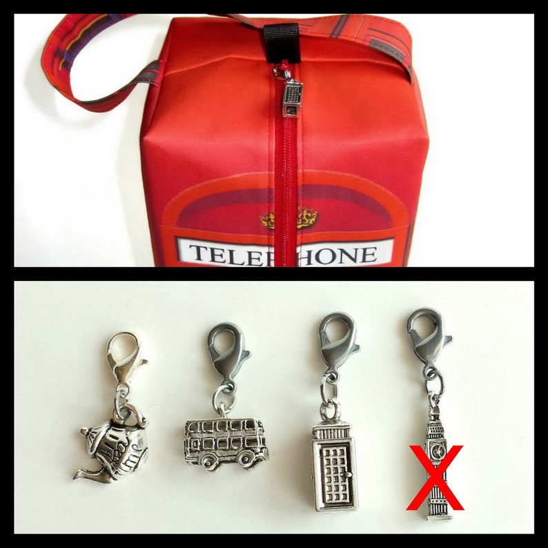 MADE TO ORDER British Telephone Box, Boxy Bag image 5