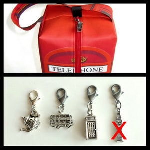 MADE TO ORDER Large British Telephone Box, Boxy Bag image 5