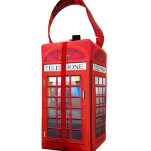 MADE TO ORDER British Telephone Box, Boxy Bag image 4