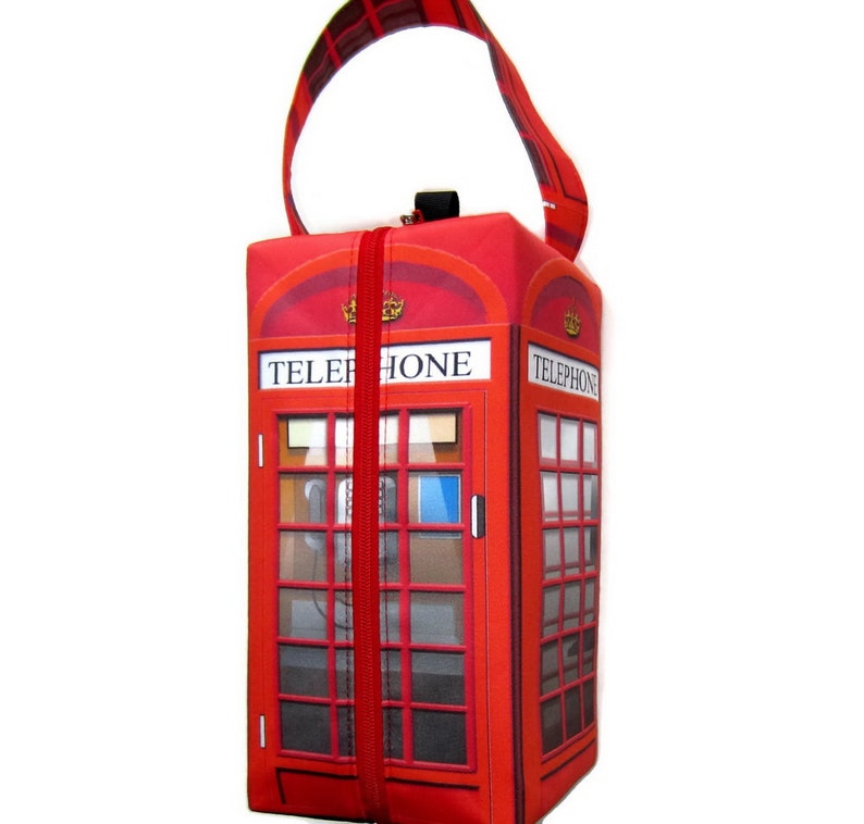 MADE TO ORDER British Telephone Box, Boxy Bag image 4