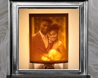 Personalized Night Light | 3D Printed Photo Gift