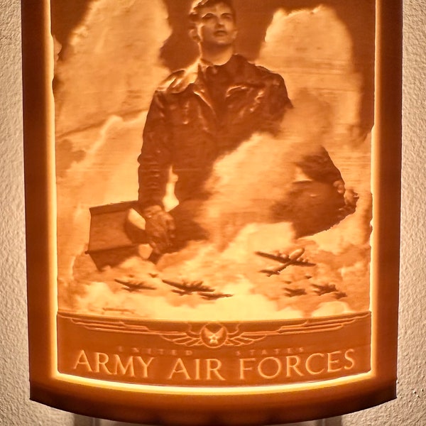 Army Air Forces | Lithophane Night Light