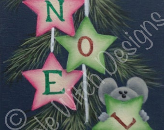 Noel Mouse Christmas Ornament - Decorative Painting Pattern ePacket