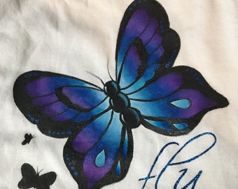 ButterFly Fabric Painting Pattern