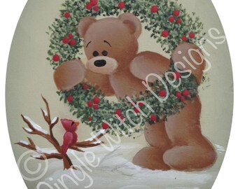 Oh, Hello Christmas Ornament - Decorative Painting Pattern ePacket