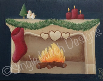 Heartfelt Hearth Ornament - Decorative Painting Pattern ePacket