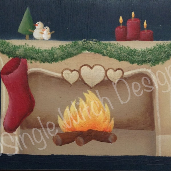 Heartfelt Hearth Ornament - Decorative Painting Pattern ePacket