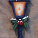 Lantern-Shaped Key Wooden Christmas Ornament with Candle PERSONALIZED FREE