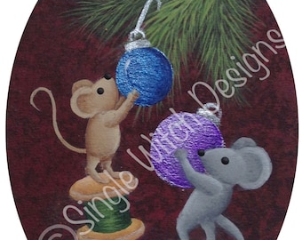 Hanging the Ornaments - Decorative Painting Pattern ePacket