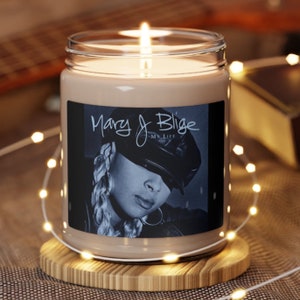Mary j Blige, My Life, Midnight Love Edition, best friend gift, Classic R&B Hip hop music, Soy Scented Candle 9oz. Gift for friend