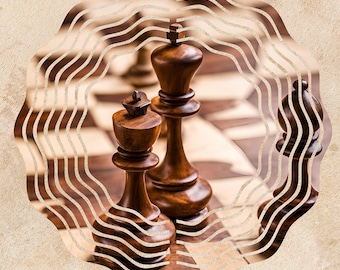 Plik PNG z wiatraczkiem szachowym do sublimacji i innych prac rzemieślniczych Świętuj miłośników szachów