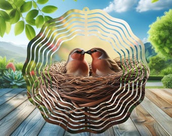 Wiatraczek PNG Wiosna dla sublimacji Ptak Miłośnik Prezent