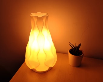 In het licht van kunst: lamp gemaakt met 3D-printer