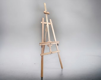 Verstellbare Holzstaffelei für Kunstzeichnungen und Ausstellungen, langlebige, klappbare Holzstaffelei
