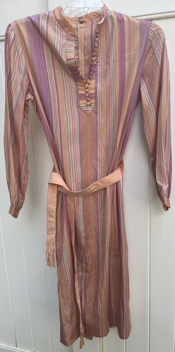 Vintage 70’s Nat Kaplan Couture Multicolor Striped