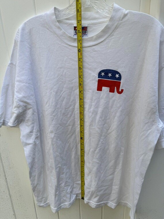 Republican Party Elephant Logo Vintage T-Shirt By… - image 4