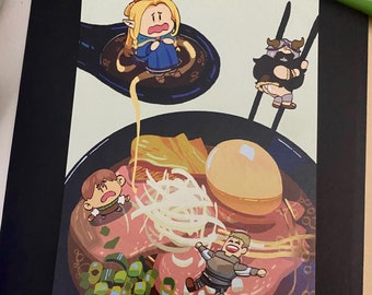 Dungeon Meshi - Ramen Art Print