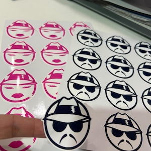 Lowrider party favor stickers