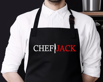 Personalized Chef Apron: Custom Name Cooking Apron