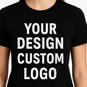 Personalized T-Shirt: Custom Logo, Text, or Image - Unisex Design