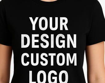 Personalized T-Shirt: Custom Logo, Text, or Image - Unisex Design