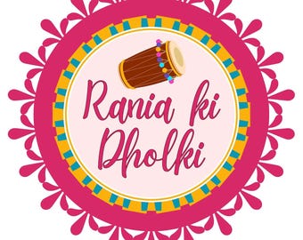 Set of 30 Custom Dholki Stickers, Sangeet Mehendi Stickers/ Custom Favors Dholki Nikkah Mehendi/ 1.5inch stickers