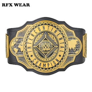 WWE Custom Intercontinental Championship Replica Title Belt