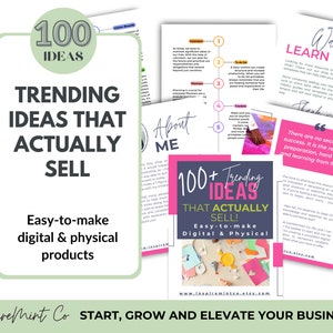 100 Trending Ideas That Actually Sell, Passive Income Skyrocket Your Sales,  Seller Help Selling Guide, Sales Challenge for Online Store