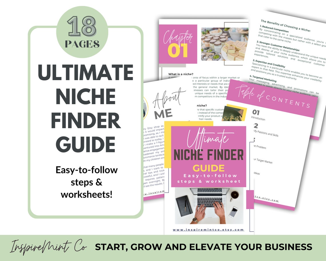 Niche User Guide.pdf Niche Finder Guide, How to Niche Down and Solve Problems Workbook ...