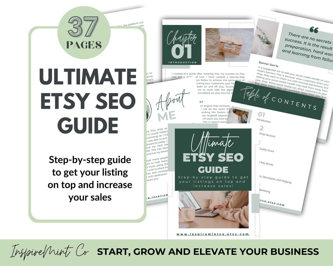 Ultimate ETSY SEO Guide, How to Sell Products and Rank 1st on Etsy ...