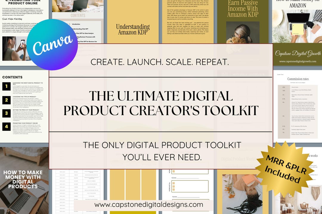 Ultimate Digital Product Creator Toolkit | Sell Digital Downloads, KDP ...