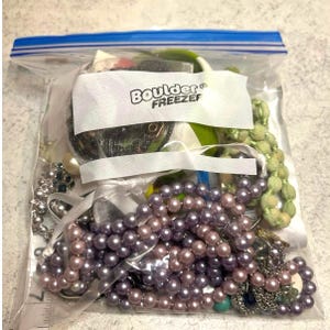 1Lb + Broken Jewelry Lot craft repurpose repair earrings necklace beads findings