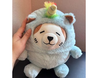 Corgi Plush in Unicorn Costume | Kawaii Stuffed Animal